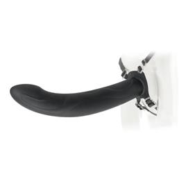 10 inch Hollow Strap-On Black 