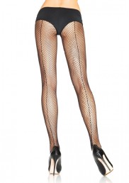 Fishnet with back seam QS 46-50