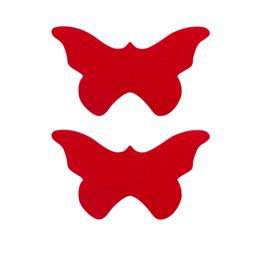 Nipple Sticker - Rode Butterfly 