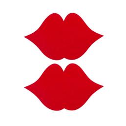 Nipple Sticker - Rode Lippen 