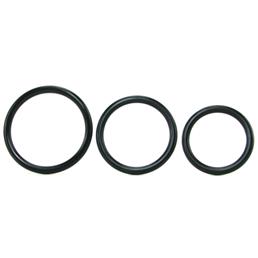 Rubber Cock Ring 3-pack 