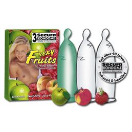 Secura Sexy Fruits Condooms - 3 Stuks
