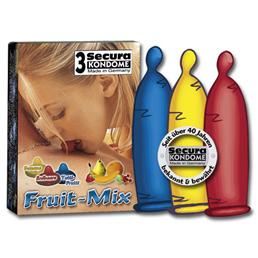 Secura Fruit-Mix Condooms - 3 stuks