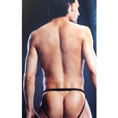 Thong with metal rings S/M