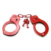 Metal Handcuffs Red 