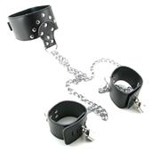 Leather Collar and Cuffs 