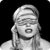 S&M Satin Blindfold - Hot Pink 