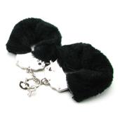 S&M Furry Handcuffs - Black 