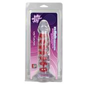 Clearstone Ripple Red Dildo
