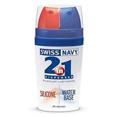 Swiss Navy 2-in-1 Silicone & Waterbasis glijmiddel